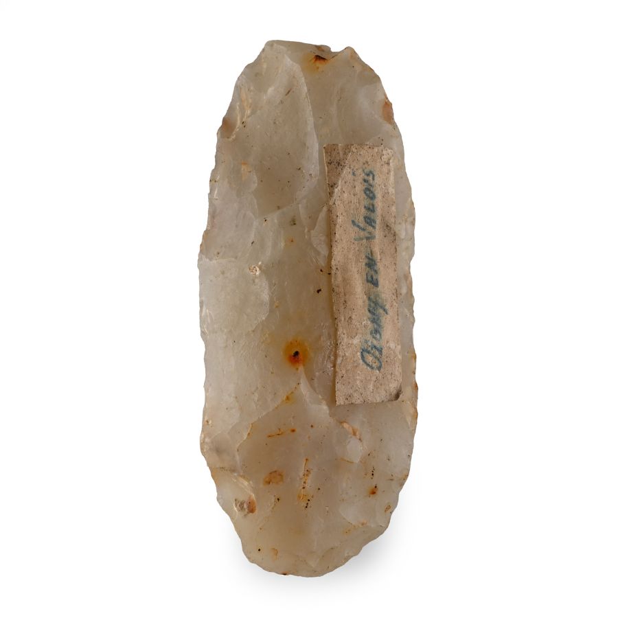 Stone Age Flaked Chalcedony Axehead
