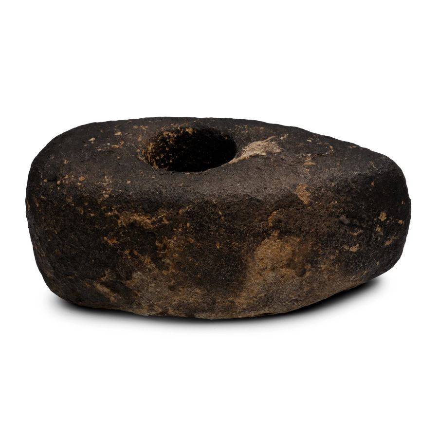 Extremely Large British Bronze Age Pierced Stone Battle-Axe