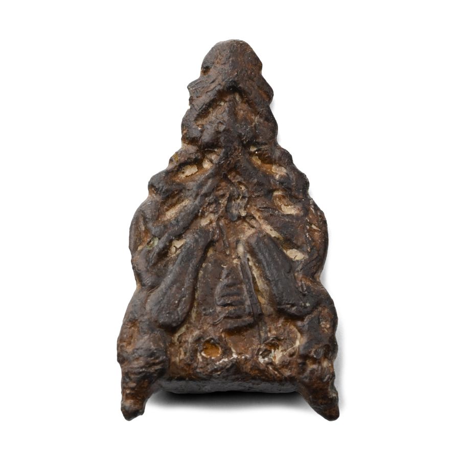 Anglo-Scandinavian Viking Bronze Stirrup Apex Mount