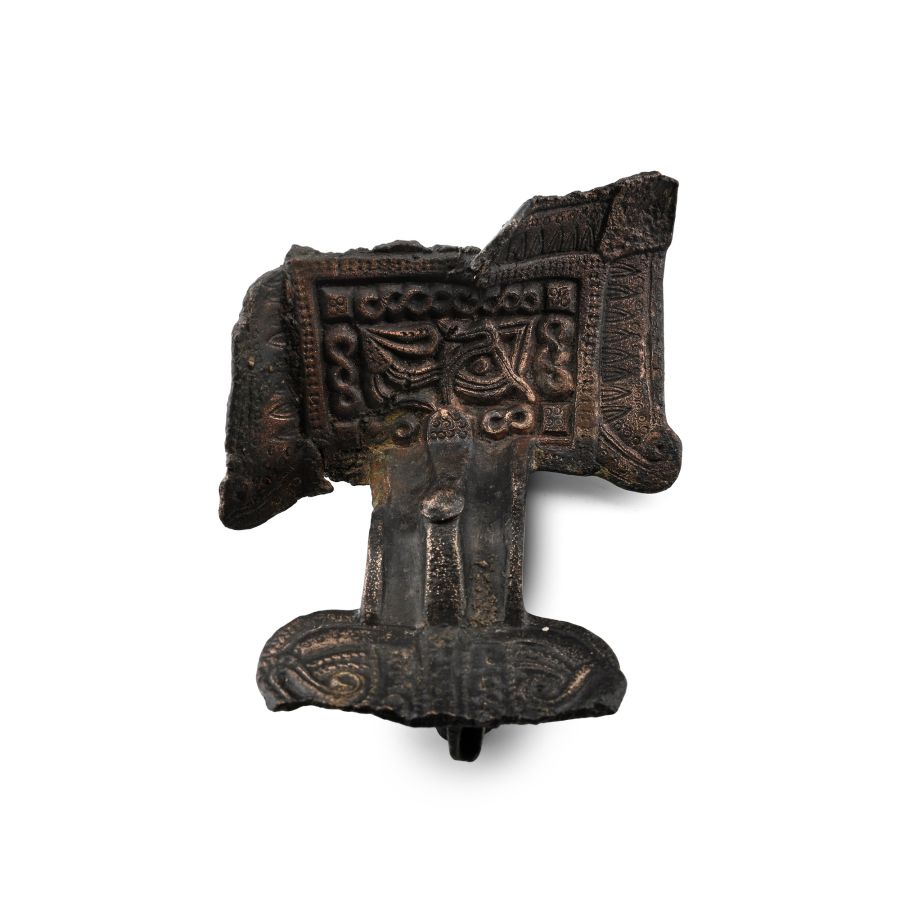Anglo-Saxon Gilt Bronze Great Square-Headed Brooch
