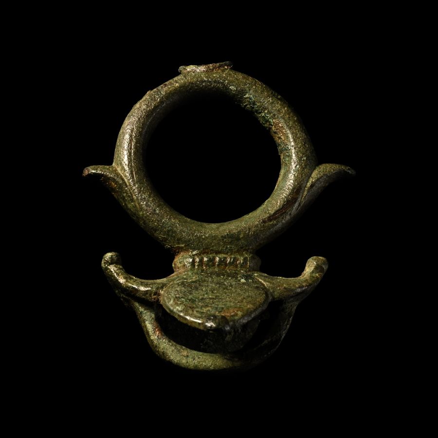 Celtic Bronze Decorated Chariot Teret Mount