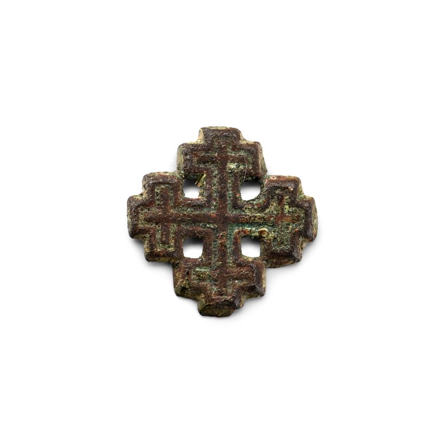 Medieval Bronze Knight's Holy Sepulchre Badge