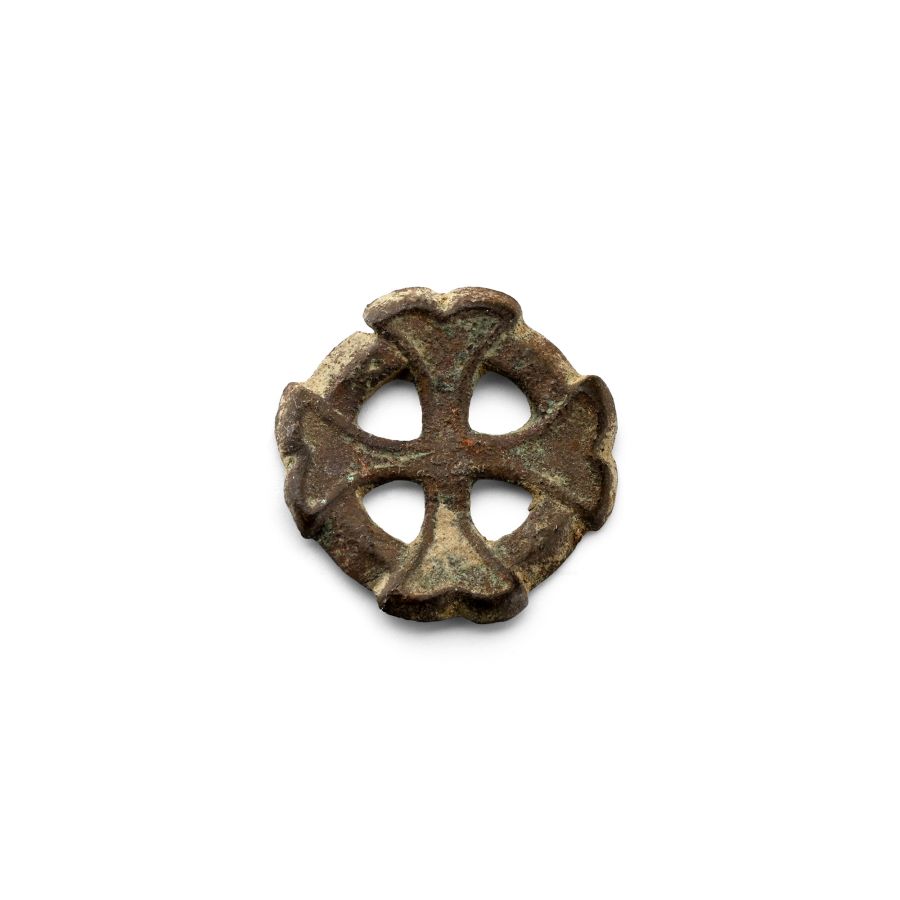 Medieval Bronze Knight's Holy Sepulchre Badge