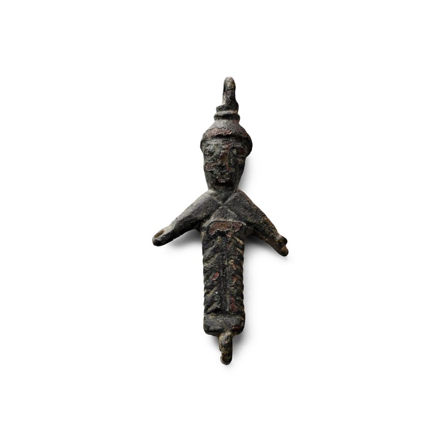 Celtic Bronze Figural Pendant