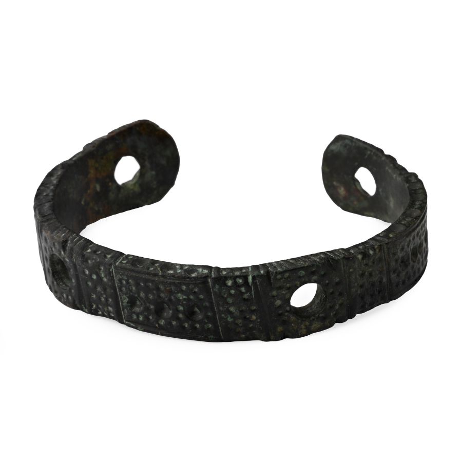 Roman Bronze Decorated Bracelet