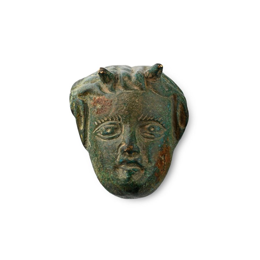 Roman Bronze Satyr Mount