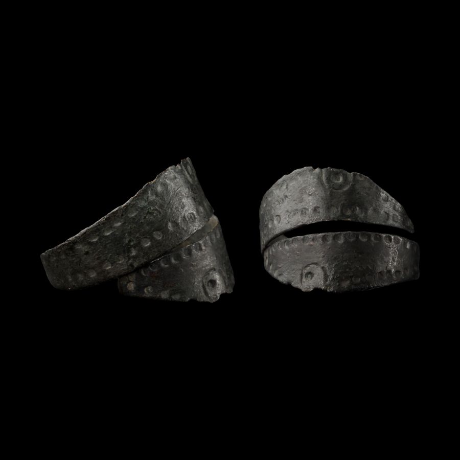 Archaic Greek Decorated Bronze Ring