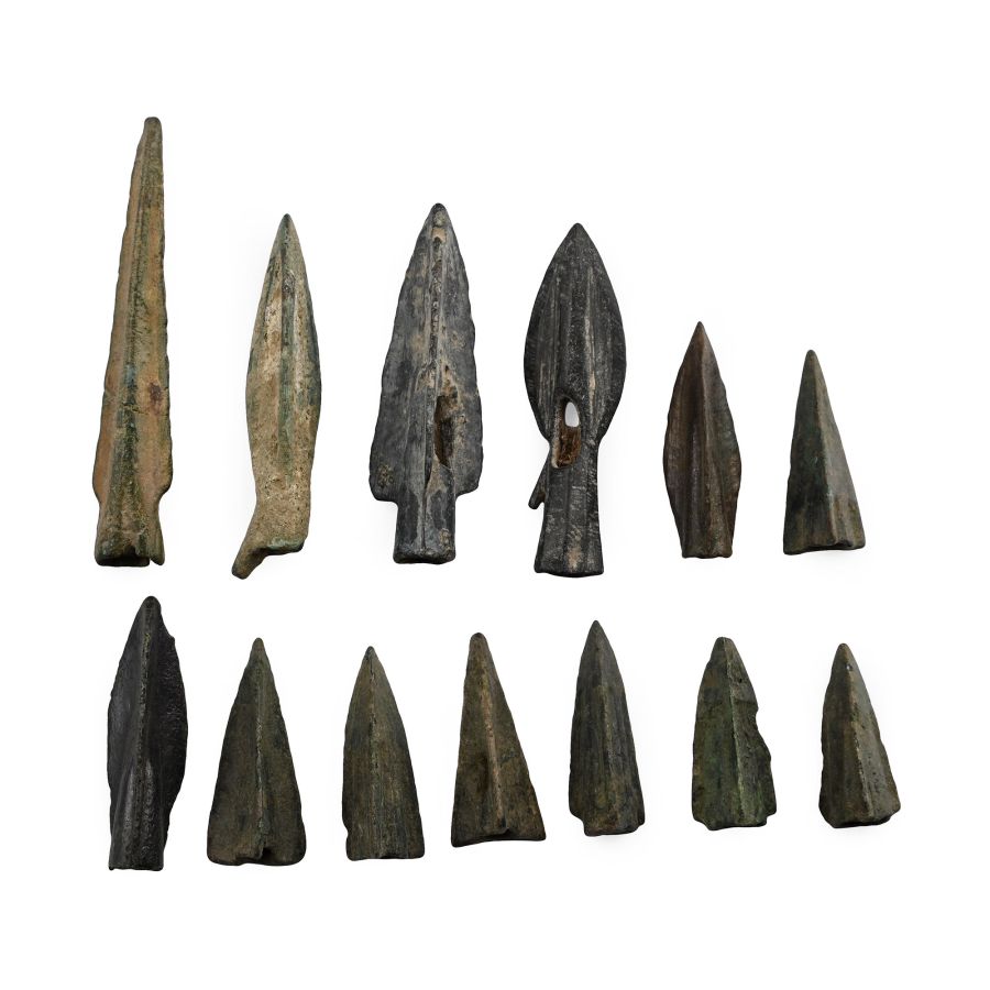 Greek Period Bronze Arrowhead Collection