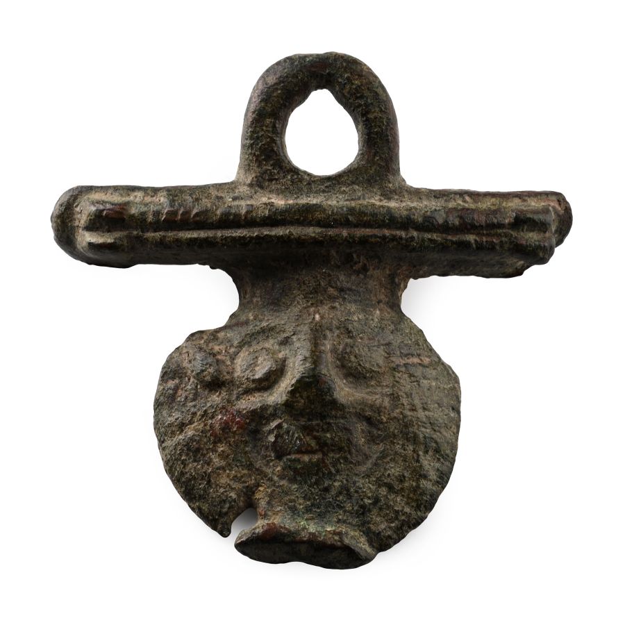 Roman Bronze Cauldron Mount