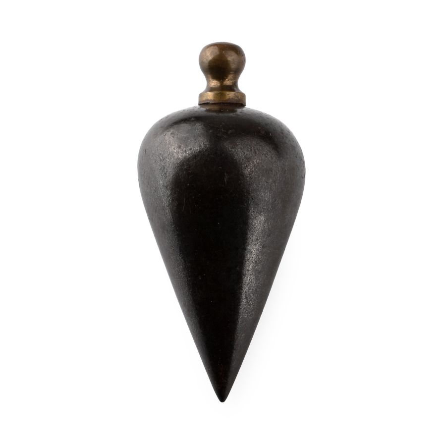 Georgian Iron and Brass Mason's Plumb Bob Weight