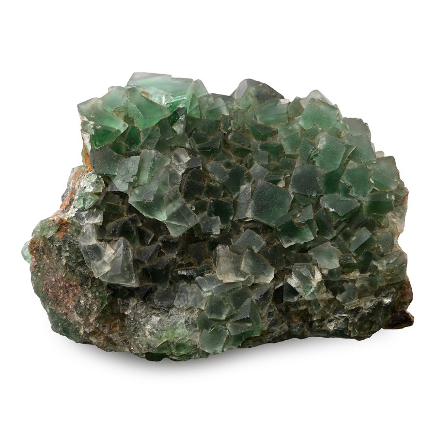 Green Fluorite Crystal Mineral Display Specimen