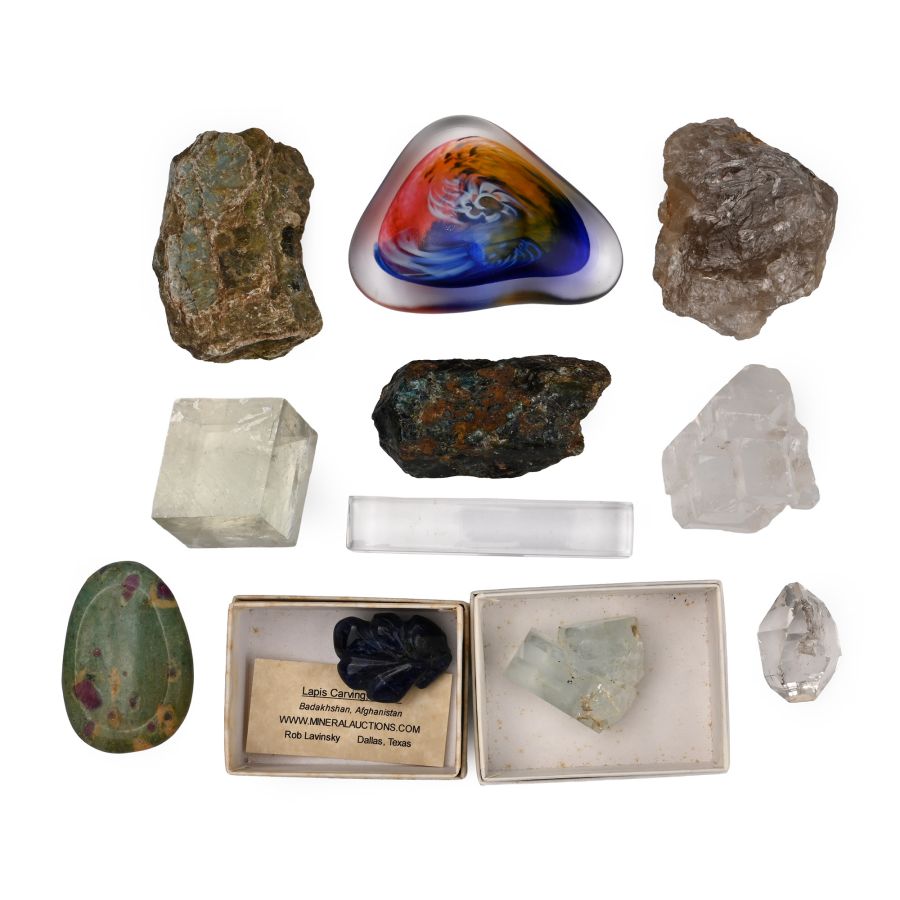 Crystal and Mineral Display Specimen Collection