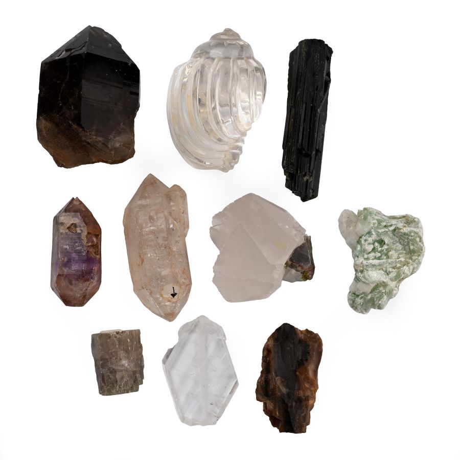 Mineral and Crystal Display Specimen Collection