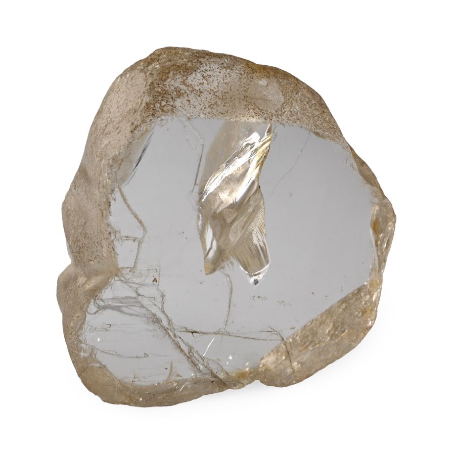 Cut Clear Crystal Mineral Display Specimen