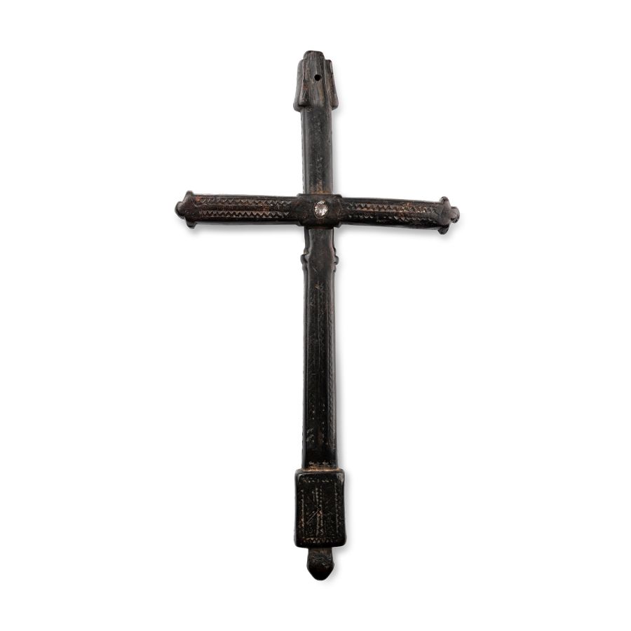 Medieval Olive Wood Hand Cross