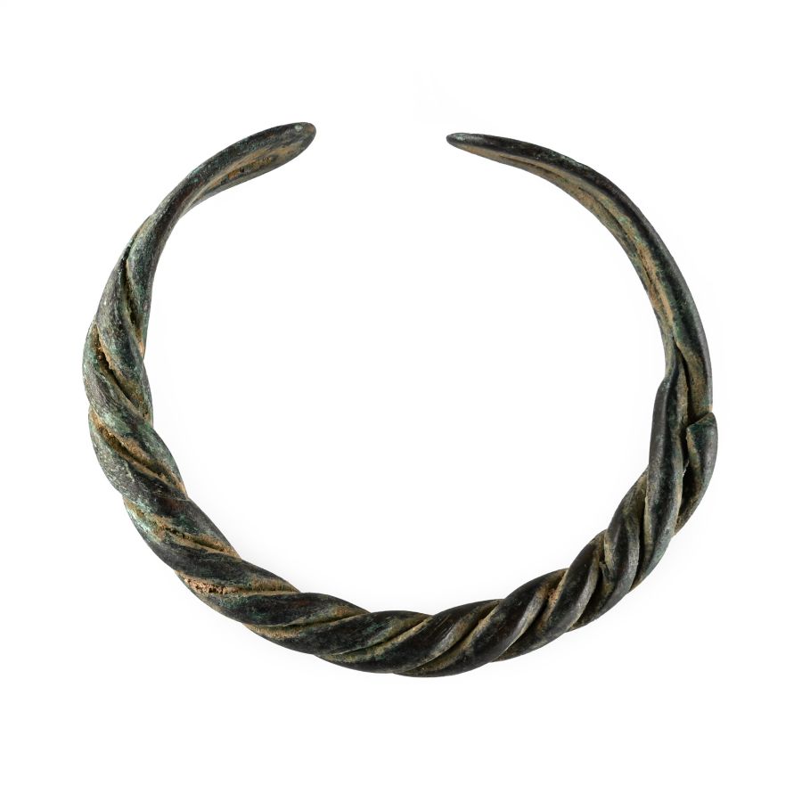 Viking Age Twisted Bronze Bracelet