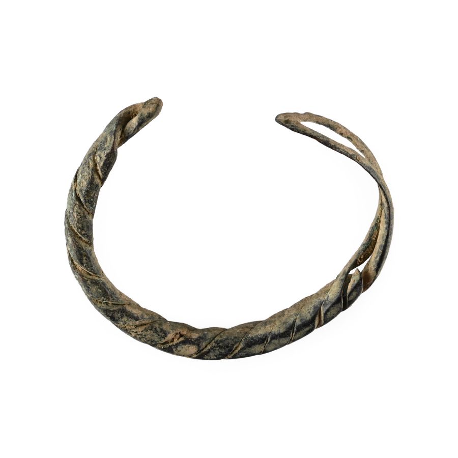 Viking Age Twisted Bronze Bracelet