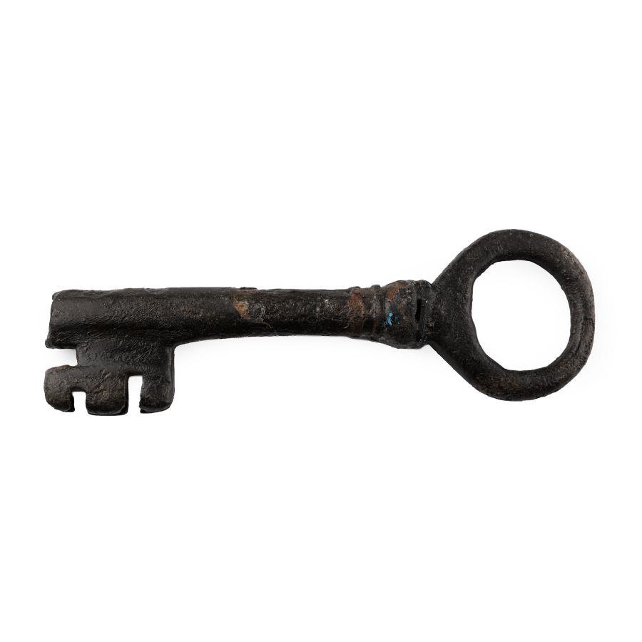 Large Medieval Bronze Door Key