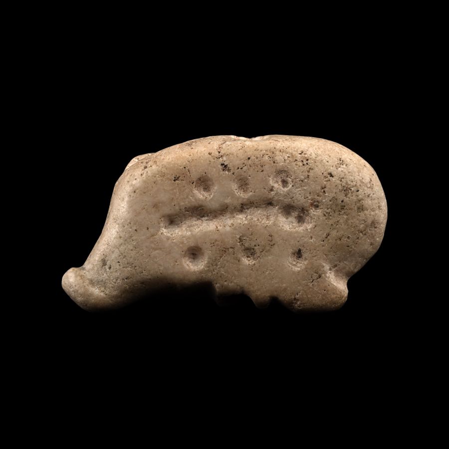 Mesopotamian Stone Pig Amulet
