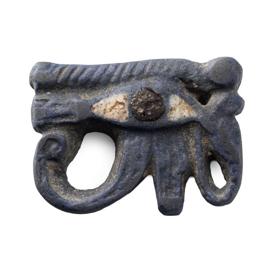 Egyptian Faience Eye of Horus Amulet