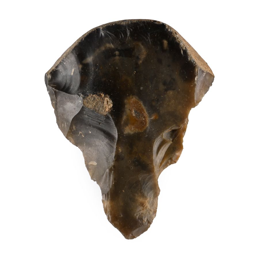 Stone Age Flaked Flint Graver Tool