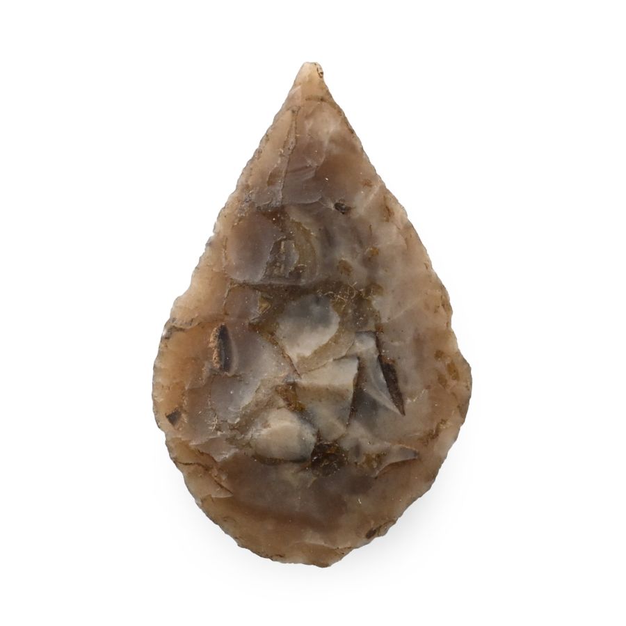 Stone Age Flint Ovate Arrowhead