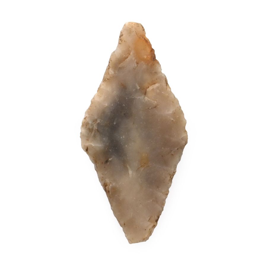 Stone Age Flint Bi-Point Arrowhead