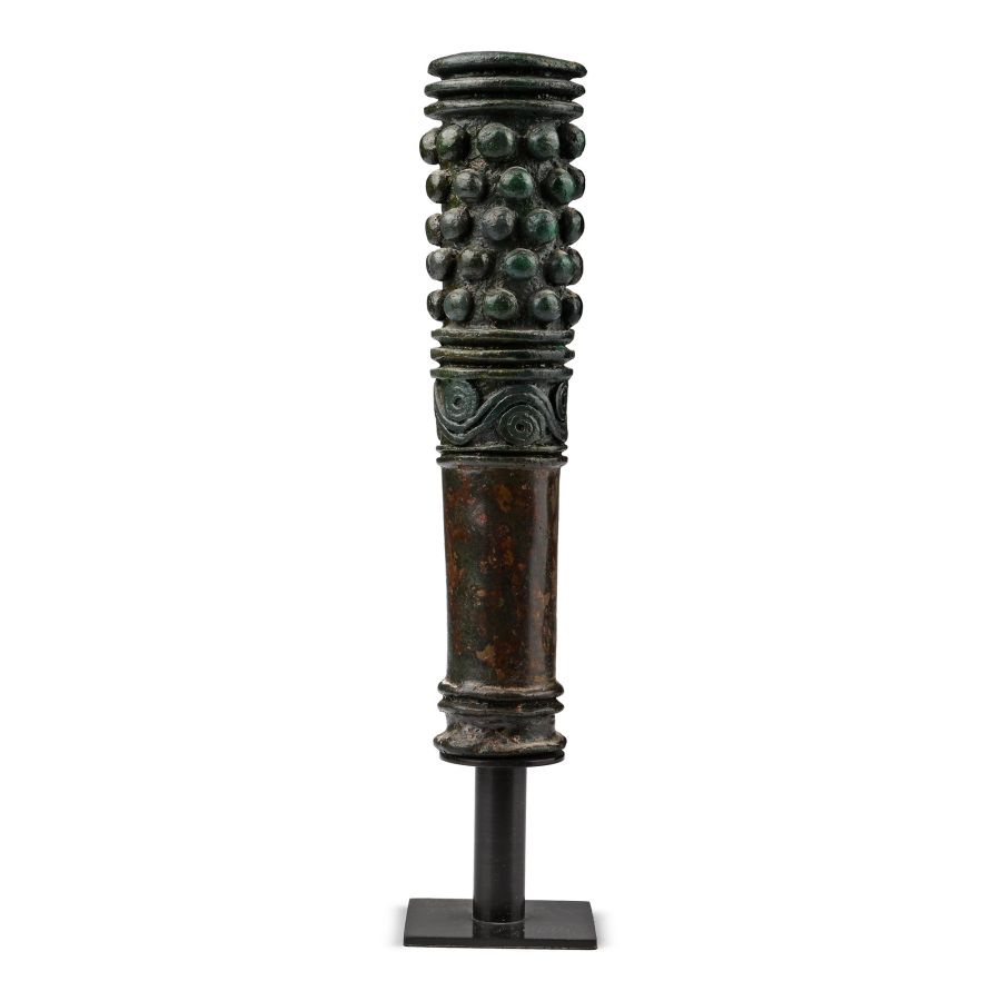 Mesopotamian Bronze Macehead with Raised Bosses