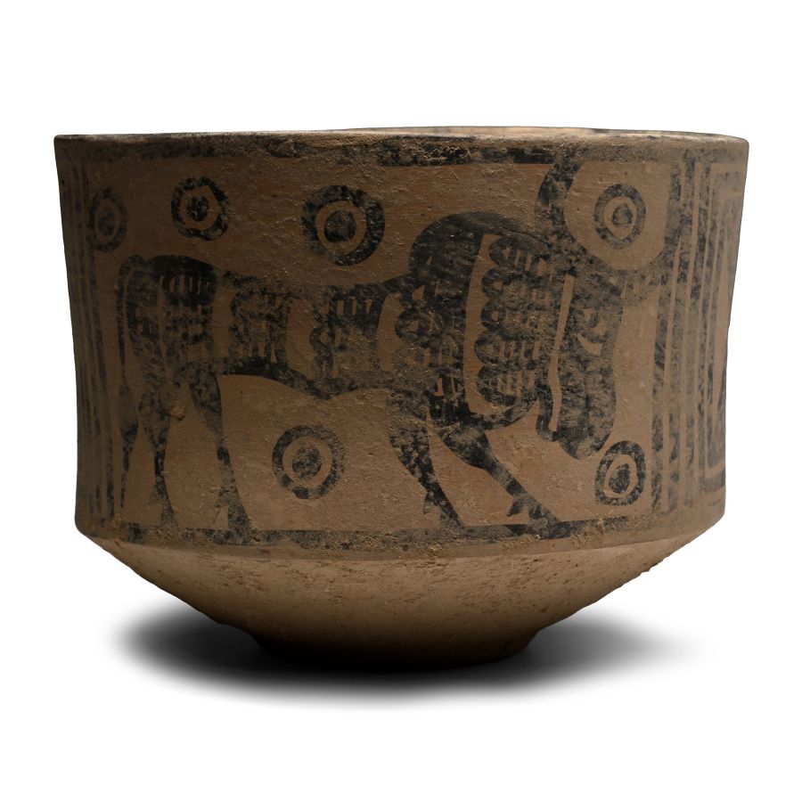 Indus Valley Terracotta Vessel with Animals