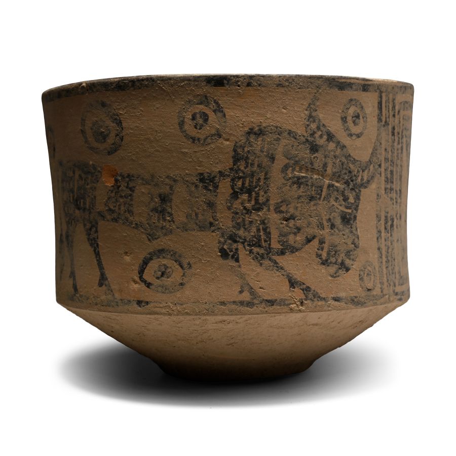 Indus Valley Terracotta Vessel with Animals