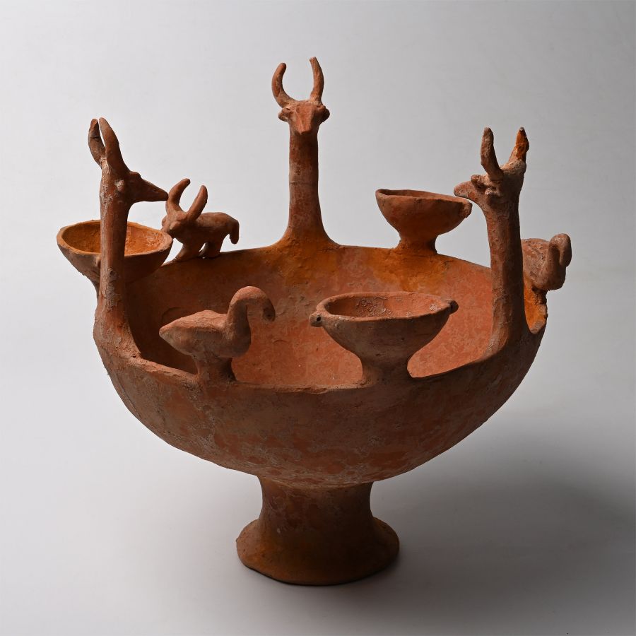 Amlash Terracotta Animal Bowl