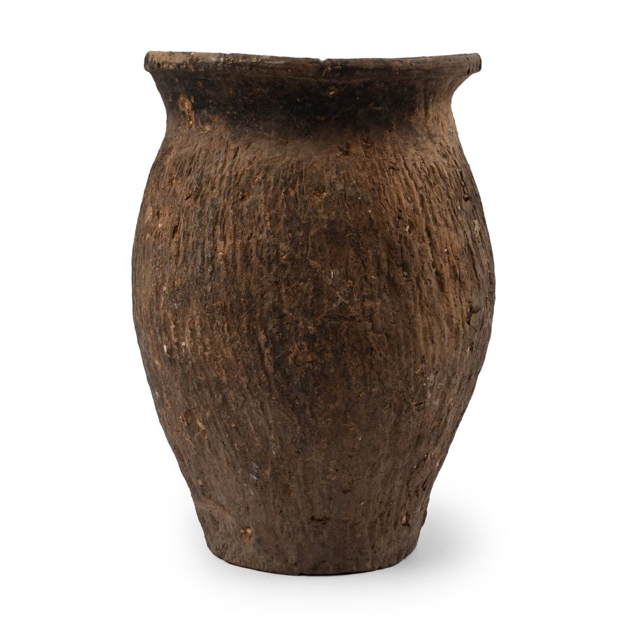 Chinese Leather Look Terracotta Jar