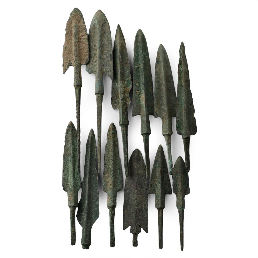 Luristan Bronze Arrowhead Collection