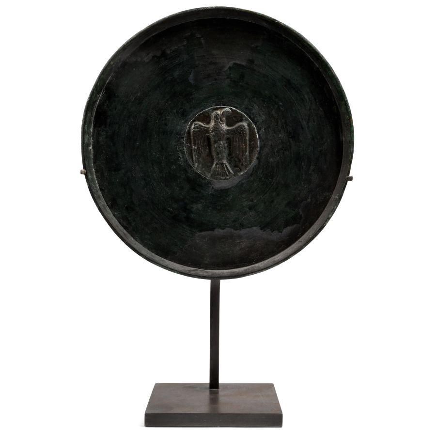 Scythian Bronze Mirror with Eagle Handle