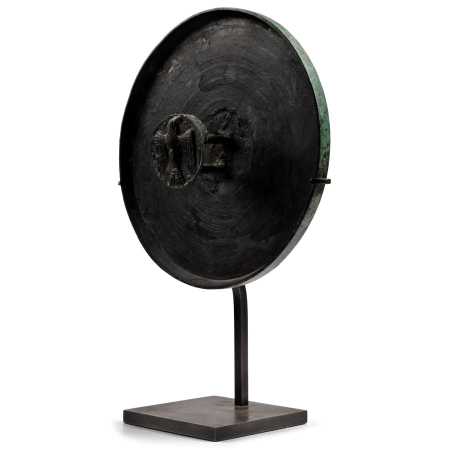 Scythian Bronze Mirror with Eagle Handle