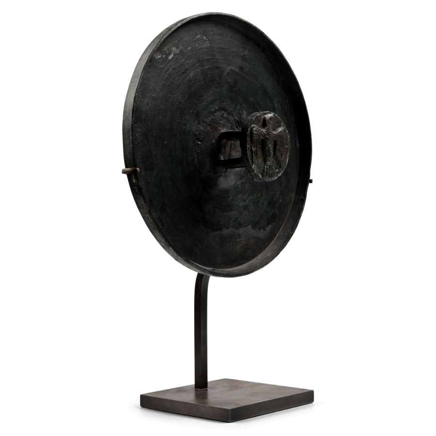 Scythian Bronze Mirror with Eagle Handle