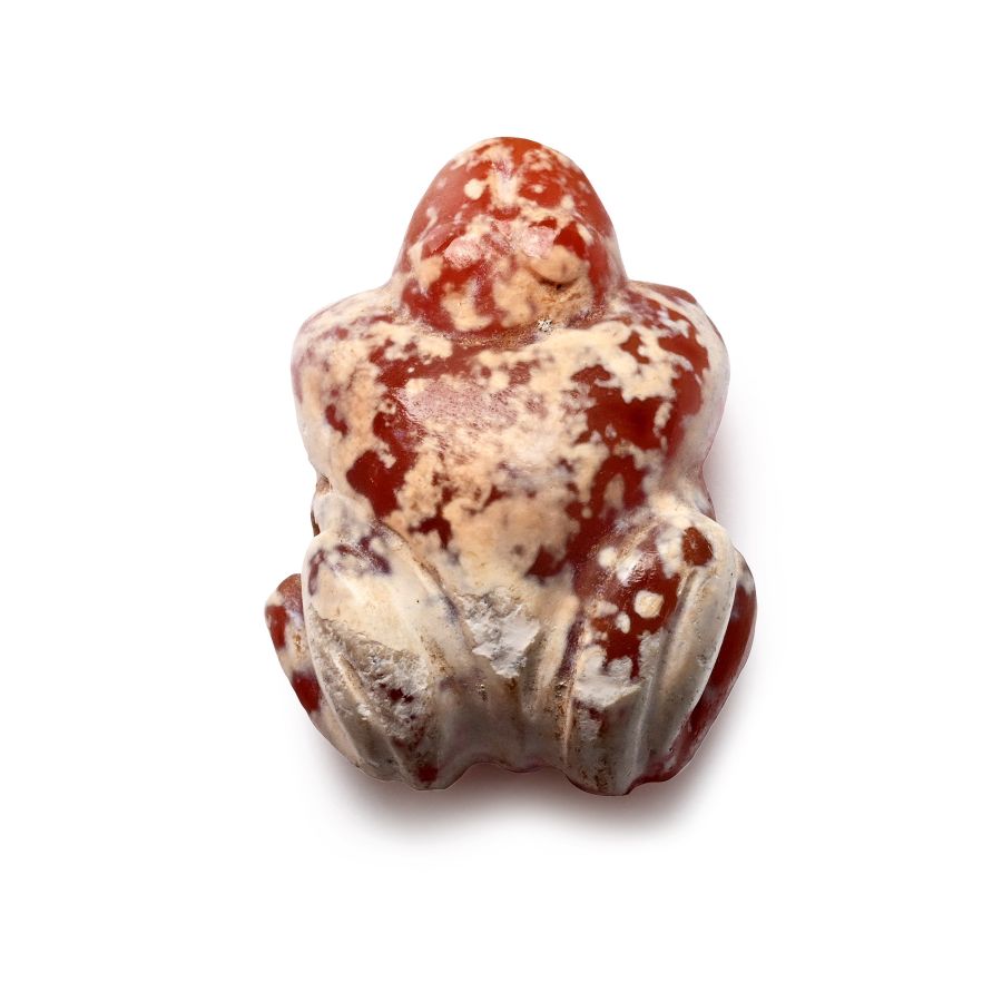 Egyptian Carnelian Frog Amulet
