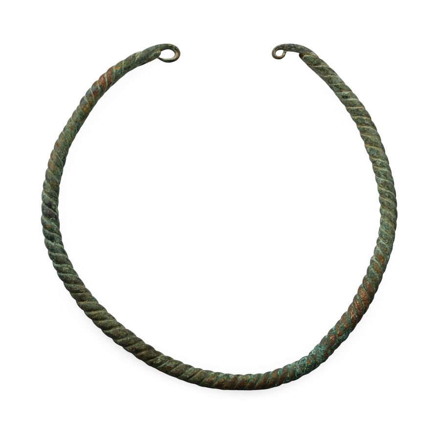 Viking Period Bronze Twisted Neck Torc