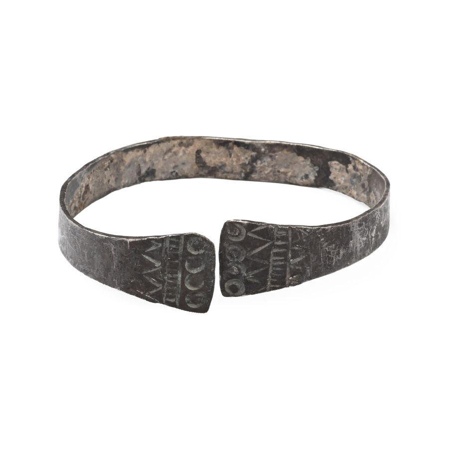Viking Period Silver Decorated Bracelet