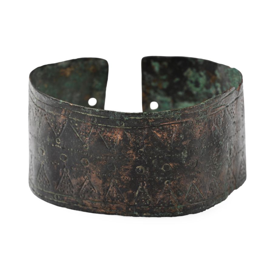 Viking Period Bronze Decorated Bracelet