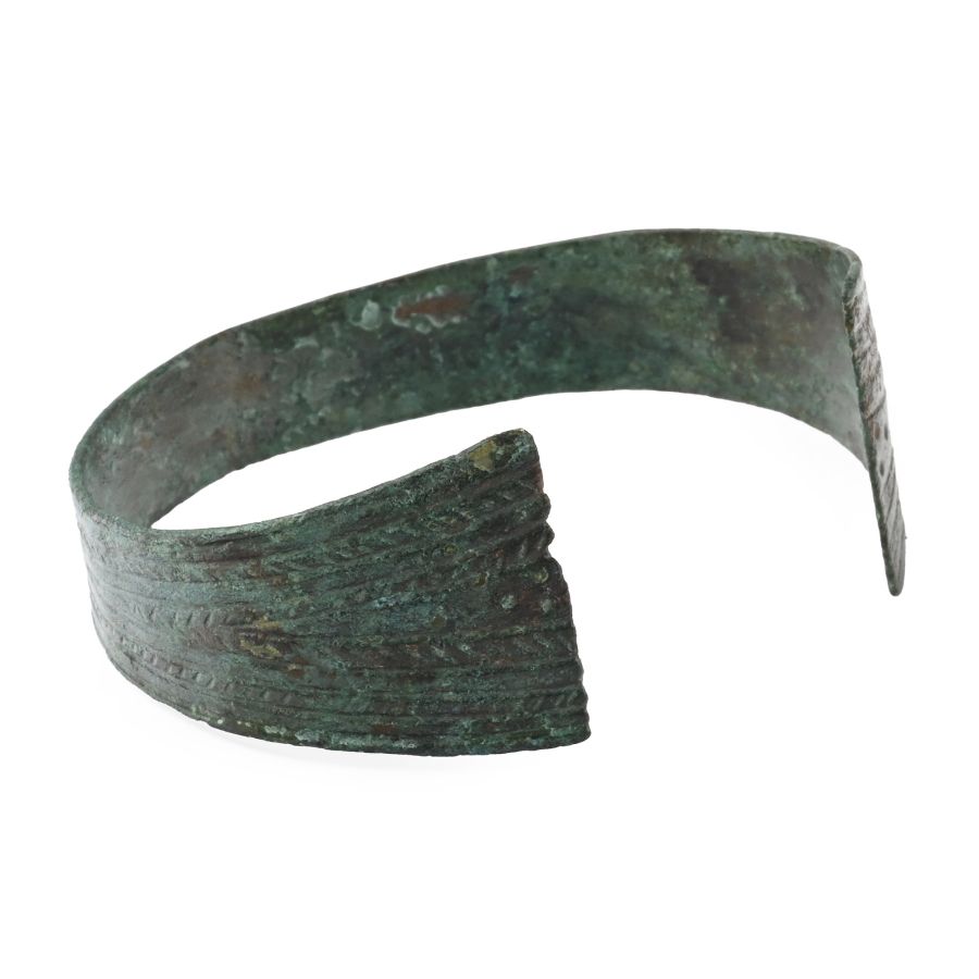 Viking Period Bronze Decorated Bracelet