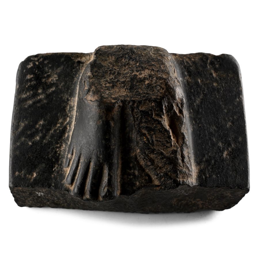 Egyptian Basalt Statue Base For The Priest Hor-sa-aseti