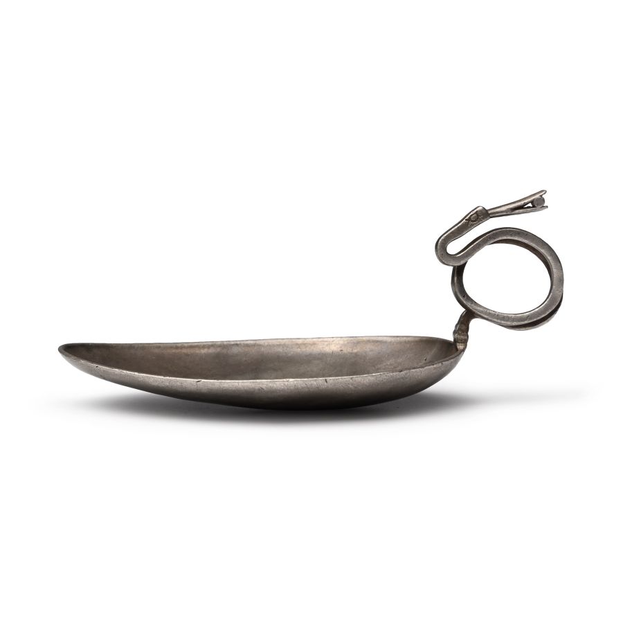Roman Silver Spoon Property of the God Faunus Cranus