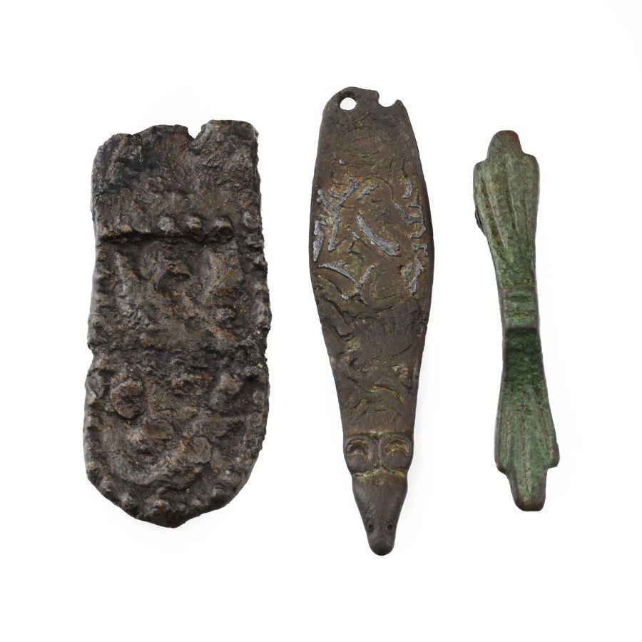 Anglo-Saxon Bronze and Lead Artefact Groop