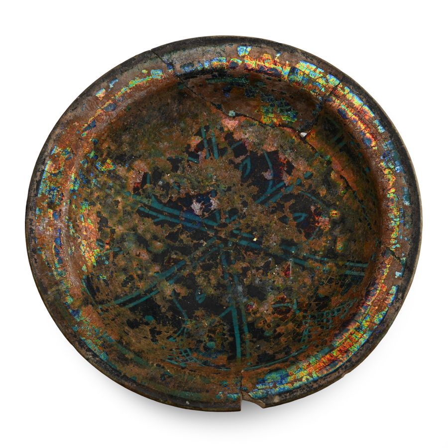Seljuk Glazed Bowl with Fine Iridescence