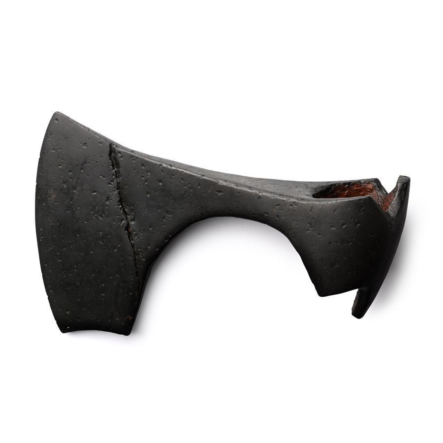 Viking Age Iron Bearded Axehead