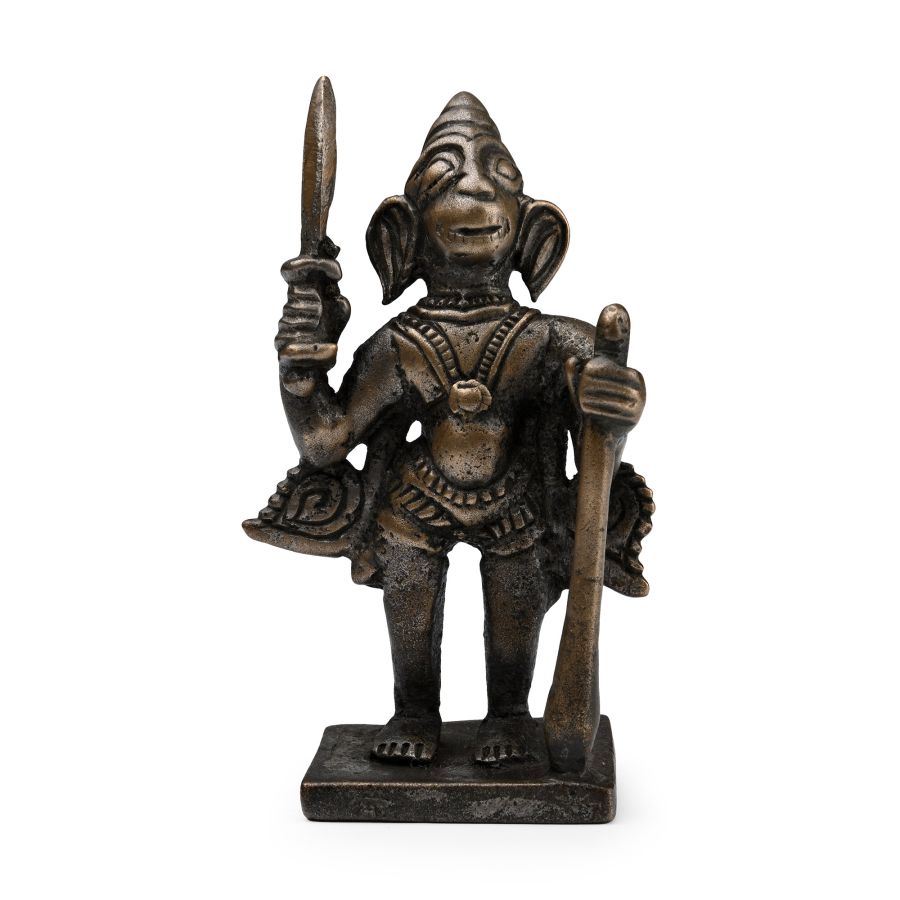 Copper-alloy Hanuman with Sword