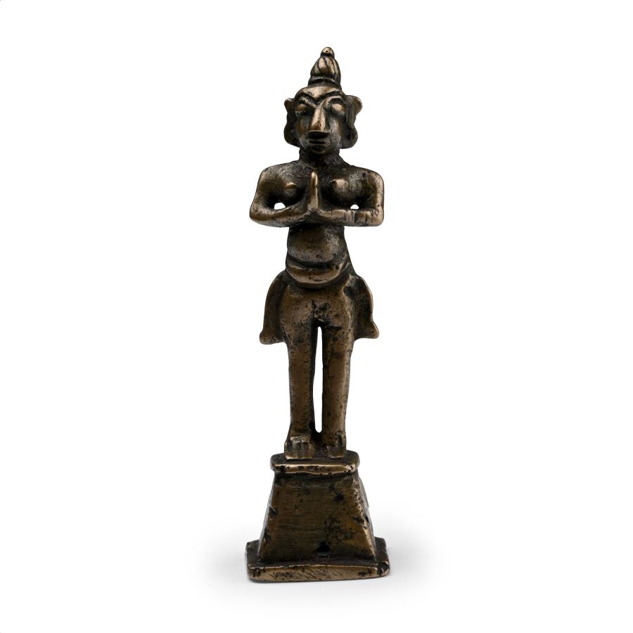 Copper-alloy Female Worshipper Statue