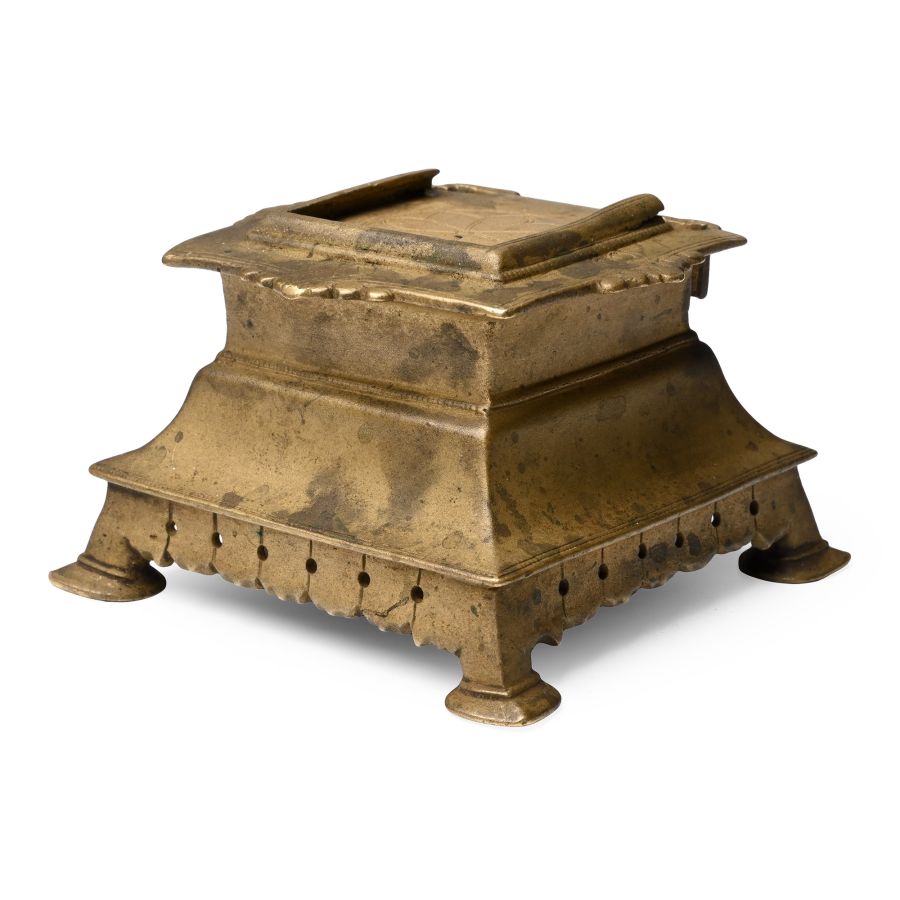 Copper-alloy Stand for a Deity