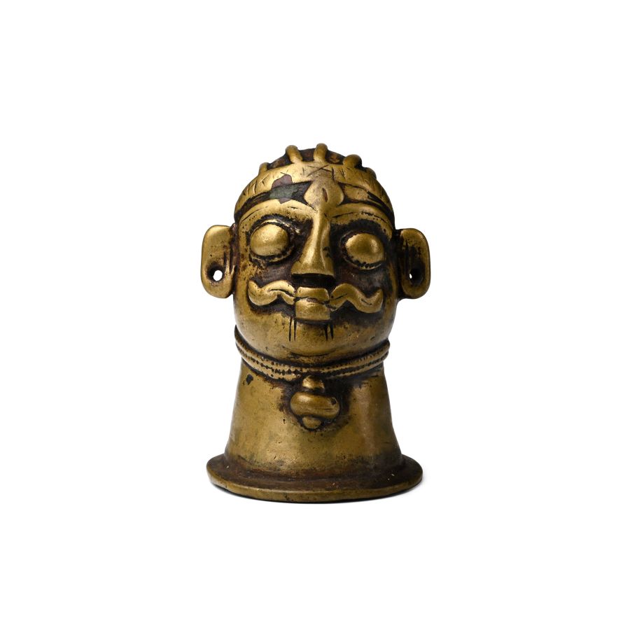 Copper-alloy Shiva Mukhalinga